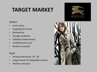 burberry target market|burberry market share.